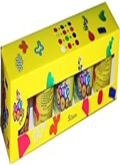 Peekaboo Peekaboo 50162 Dough 100 g, 5-Pieces Set, Multicolor 