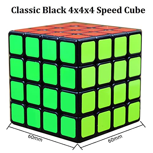 IRRDFO 4x4 Speed Cube 4x4 Cube Puzzle Black - Image 5