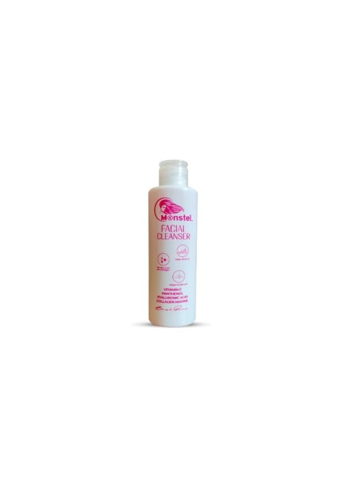 Monstel Facial Face Cleanser 200ml  - Image 4