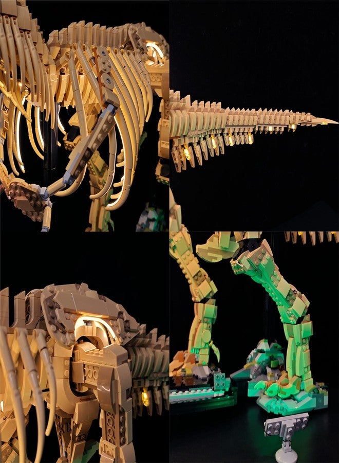 LightGo LED Kit for Lego Jurassic World 76968 Dinosaur Fossils Tyrannosaurus rex | Lighting Only-Bricks Set Not Included (Classic Version) - Image 4