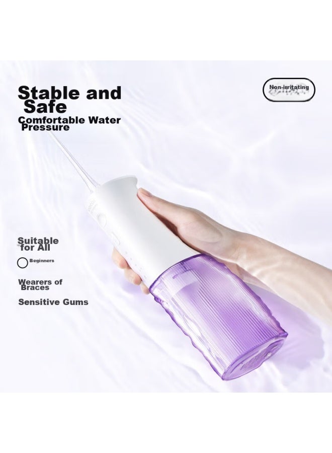 SOOCAS Sushi Water Flosser, Oral Irrigator, Dental Cleaning Device, Toothbrush Cleaner, Braces Cleaning Set With 4 Nozzles, W3pro White, Birthday And New Year Gift For Girlfriend - Image 3