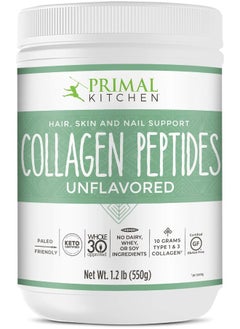 Primal Kitchen Collagen Peptides, Unflavored Collagen Powder, 1.2 Pounds  - Image 1