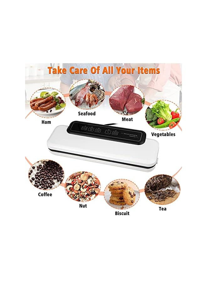 vesus Sealer Machine, Kitchen Food Saver, 5 In 1 Vacuum Sealing Machine For Food Vegetables Fruit Meat Storage Fresh - Image 2