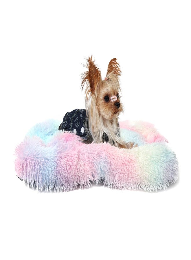 nononfish Puppy Crate Pads Fluffy Washable Tiny Dog Bed for Crate Plush for Cages Puppy Pan Sofa Protect 22 Inch - Image 1