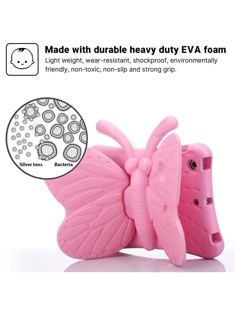 IAF iPad 10.2 Inch Case for Kids(2021/2020/2019 Model,9/8/7 Generation), Shockproof Kickstand Butterfly Cover Non-Toxic EVA Foam Wings Kid-Proof Rugged Bumper Boy Girl Gift for iPad 10.2 - Image 3