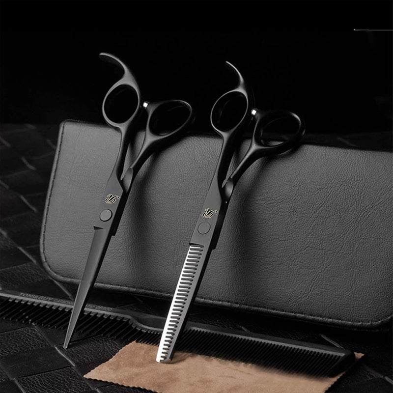 Patented Premium Hair Cutting Scissors  Thinning Shears  Professional Barber Scissors Kit for Women  Adults  Sharp Hair Shears for Hair Cutting  Thinning