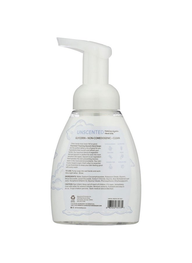 ESSENTIALS Ssentials Foaming Glycerin Hand Soap Unscented 8Fluid Ounce Pack Of 2  - Image 4