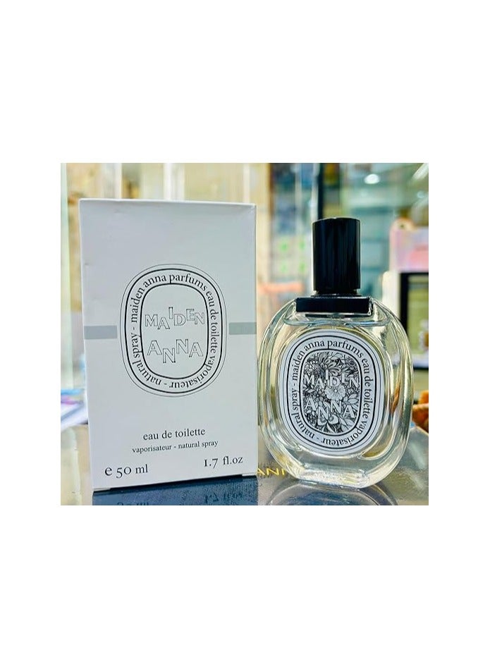 MAIDEN ANNA Maiden Anna Luxe Oud Eau de Parfum - Toilette Vaporisateur Natural Spray 50ml | Elegant & Long-Lasting Unisex Fragrance