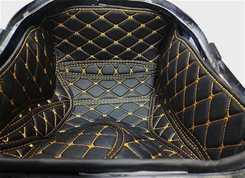 QASULER Motorcycle PU Rear Trunk Cargo Liner Protector - Image 2