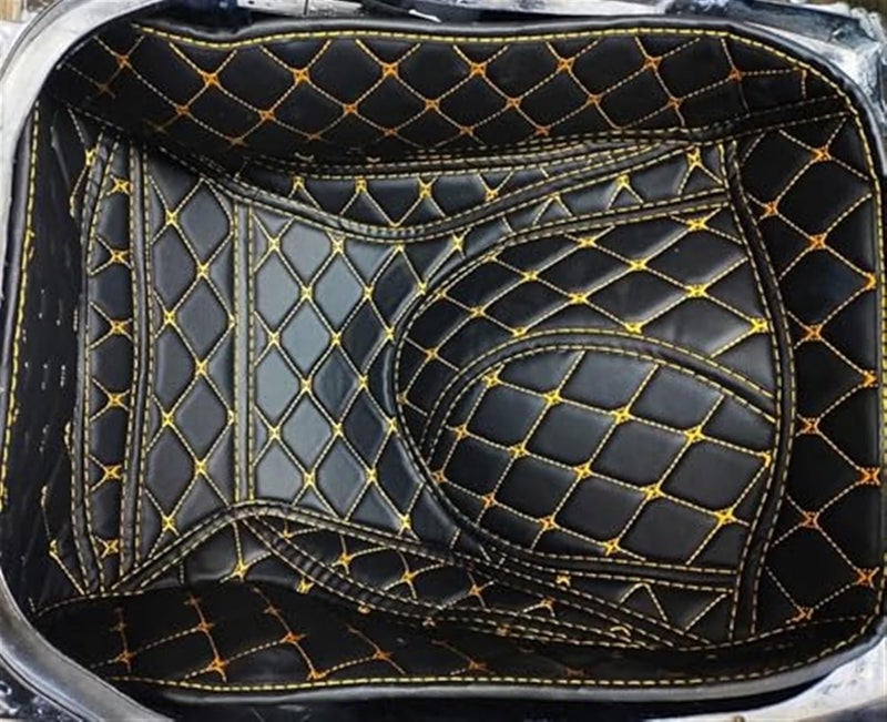 QASULER Motorcycle PU Rear Trunk Cargo Liner Protector - Image 4