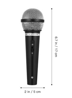 Excefore Microphone Toy, Microphone Karaoke Kids, Toy Microphone Set Birthday Party Favors,  Pretend Play or Costume Prop, Toys for Boys and Girls Gift for Birthday Party (Black)  - Image 2