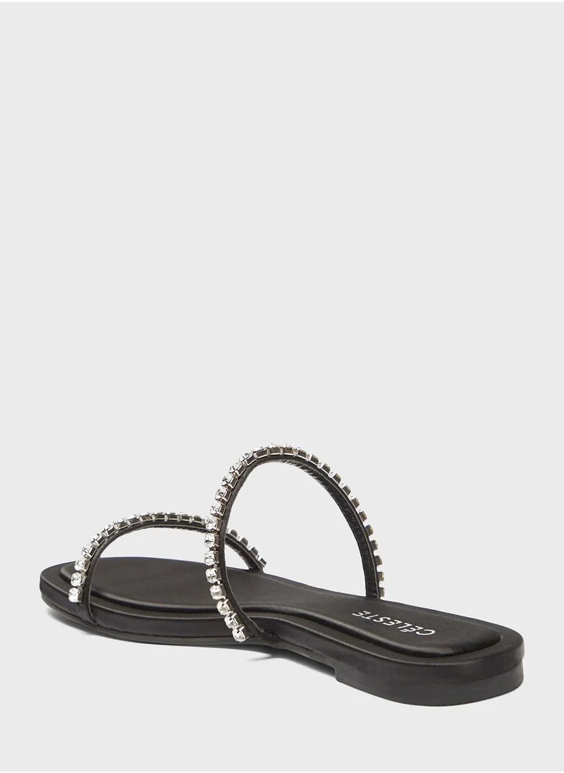 Celeste Strappy Flat Sandals