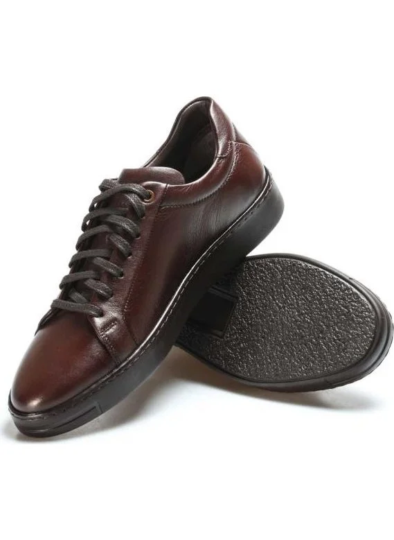 فاست ستيب Men's Leather Casual Daily Walking Sneaker Comfortable Sports Lightweight Shoes 819MA501