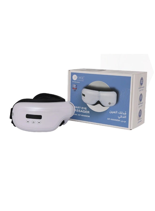 AFRA Smart Eye Massager - Bluetooth Connectivity, Rechargeable With 1200Mah Battery, Multiple Massage Modes - Af-1500Sem, 2 Year Warranty - Image 5