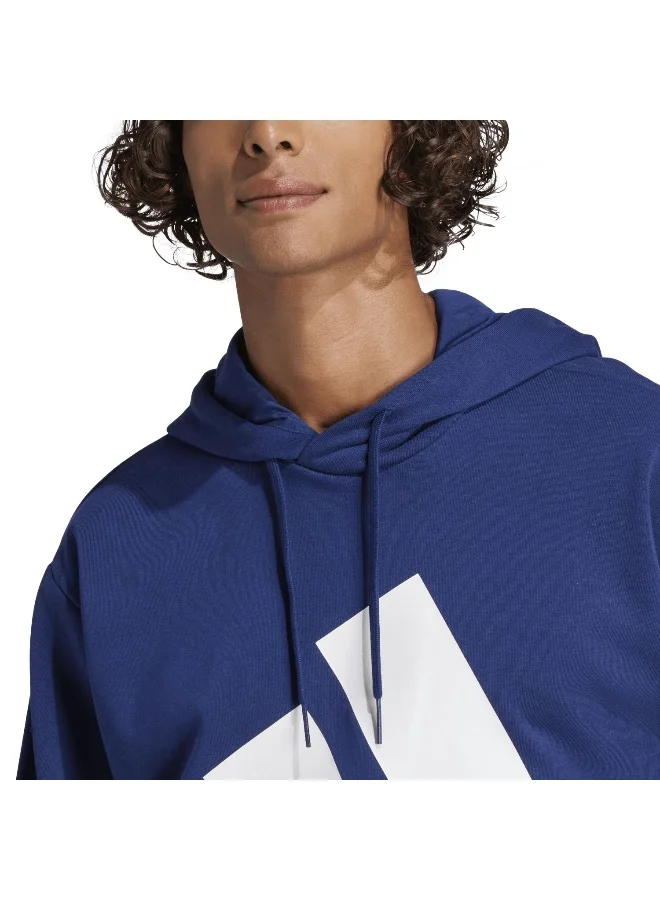 Adidas essentials big logo french terry men hooded sweatshirt