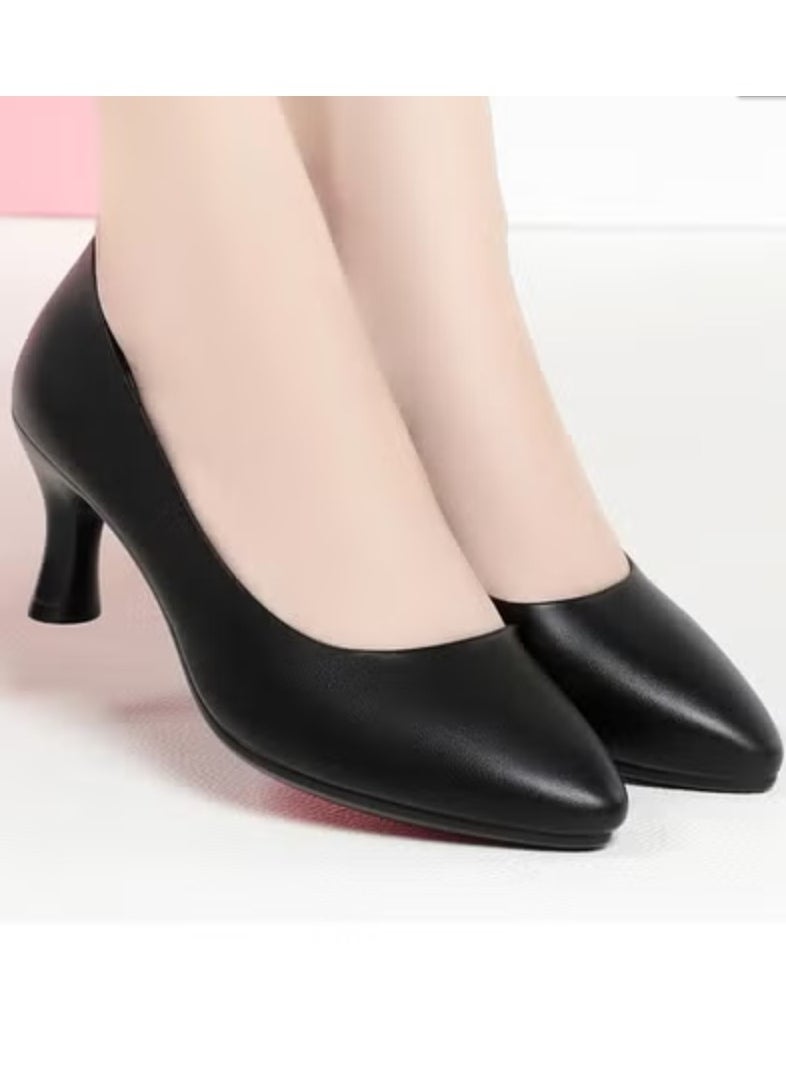 Shougu New Formal Professional Women's Leather Shoes 