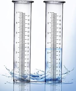 BIUWING BIUWING Plastic rain Gauge Replacement Tube, 7' Capacity rain gauges Tubes for Yard Garden Outdoor Home, Best Rated, No  - Image 1