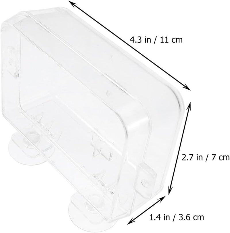 ARTIBETTER 2Pcs Reptile Feeding Bowl and Water Dish Set Anti-Escape Design Sturdy Plastic Reptile Supplies Suitable for Lizards and Terrarium Use - Image 2