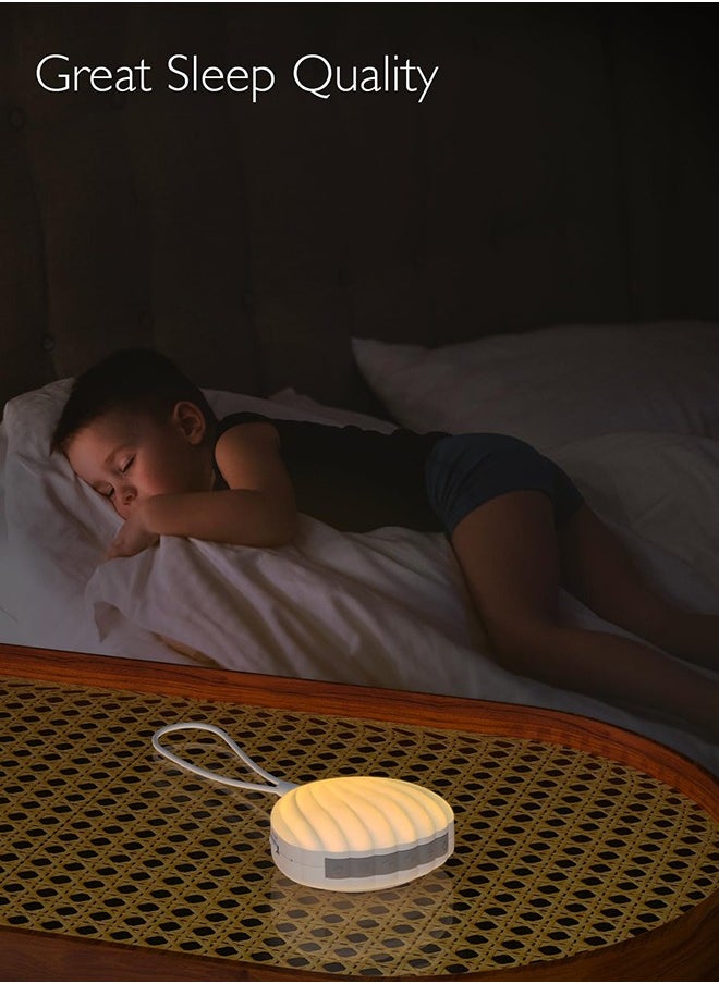 Momcozy - Portable Sound Noise Machine With 15 Soothing Sounds, USB Rechargeable, White - Image 1