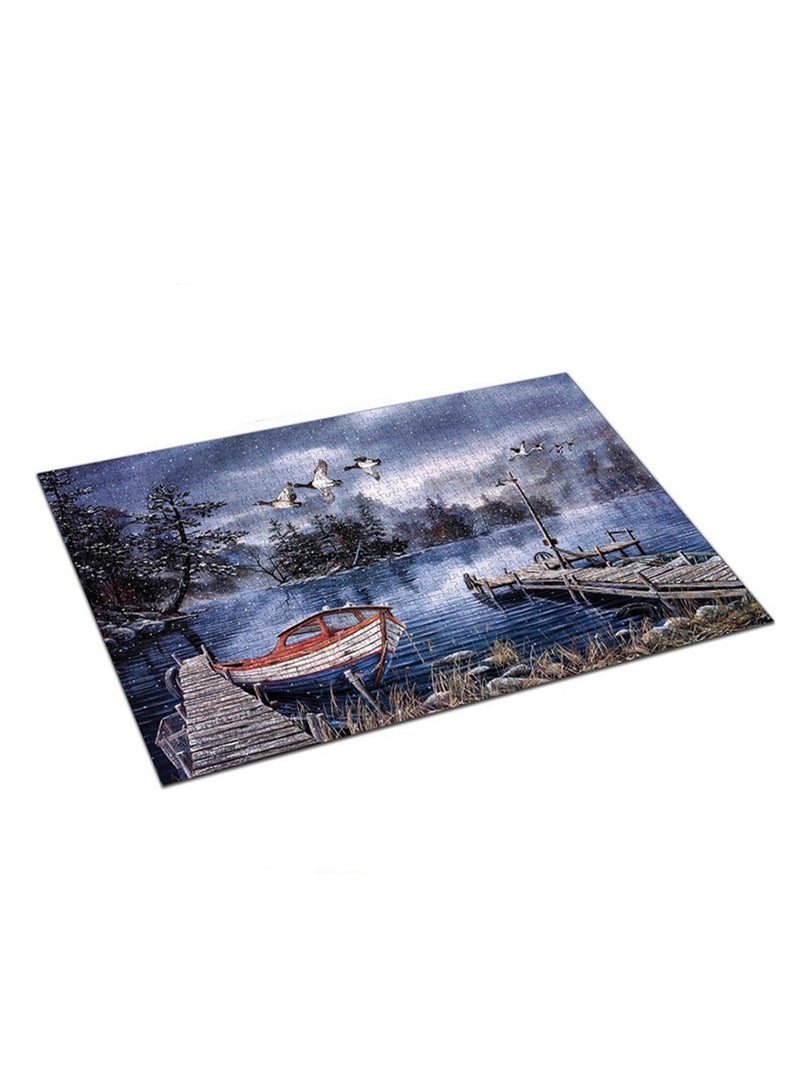 1000 Pieces Jigsaw Puzzle Stress Relief Educational Developmental Toy 70x50cm - Image 1