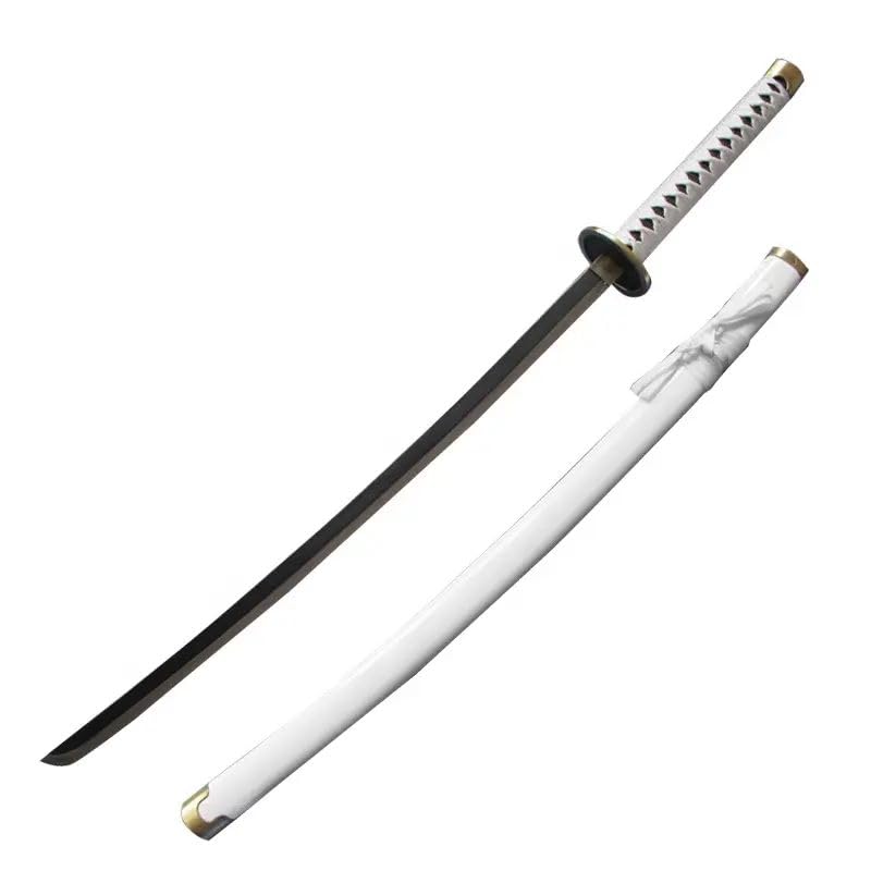 One Piece Zoro's Wado Ichimonji (100cm Life-Size) Wooden Katana | Premium Anime Sword for Cosplay, Martial Arts, Display & Training | Elegant Gift for Fans, Kids, Teens & Collectors