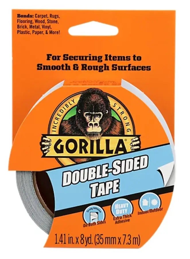 Gorilla Grey Double-sided Tape (L)7.3m - Image 1
