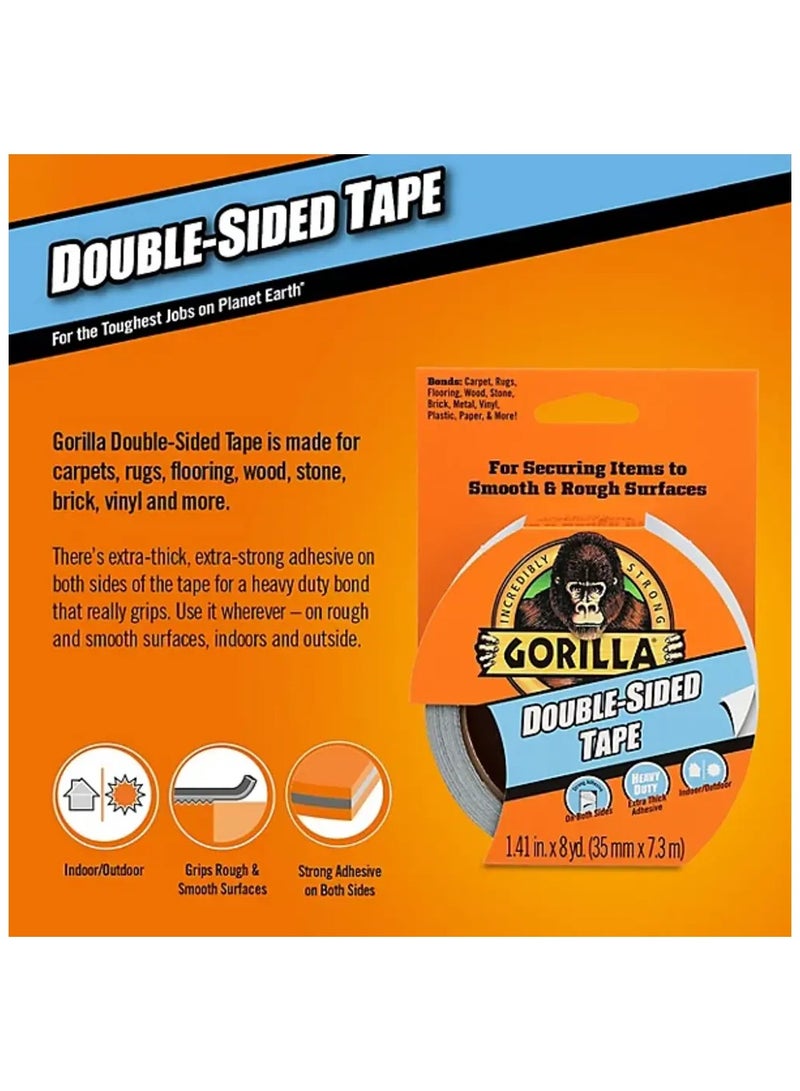 Gorilla Grey Double-sided Tape (L)7.3m - Image 2