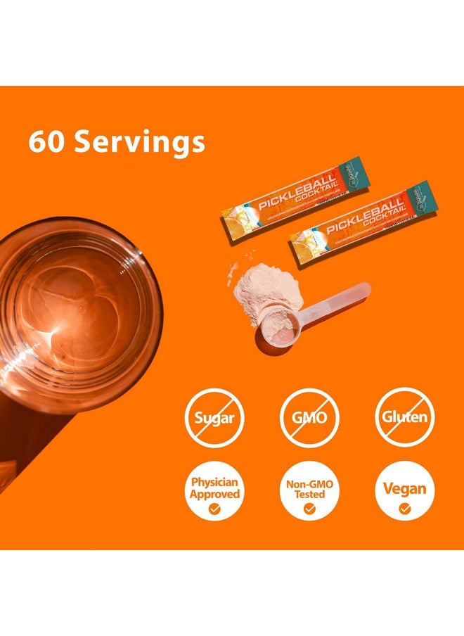 Jigsaw Health - Jigsaw Health Pickleball Cocktail (60 Servings Packets, Orange) - Image 1