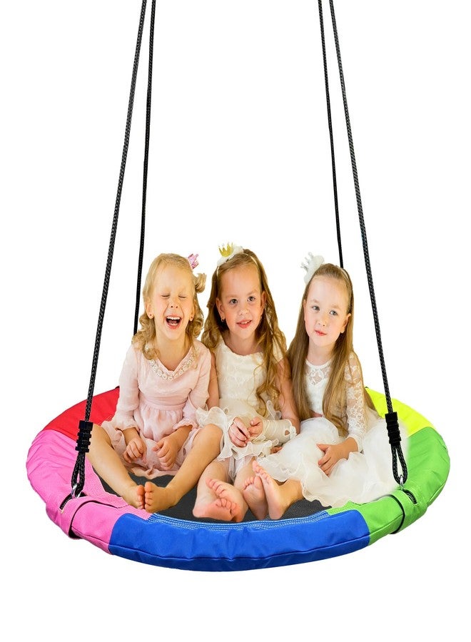 AIBETOMG Tree Swing,Saucer Flying Swing 40 Inch for Kids,900D Oxford Waterproof, 900lbs Weight Capacity,with Adjustable Hanging Straps, for Backyard, Playground, and Camping, Gifts for Kids - Image 1