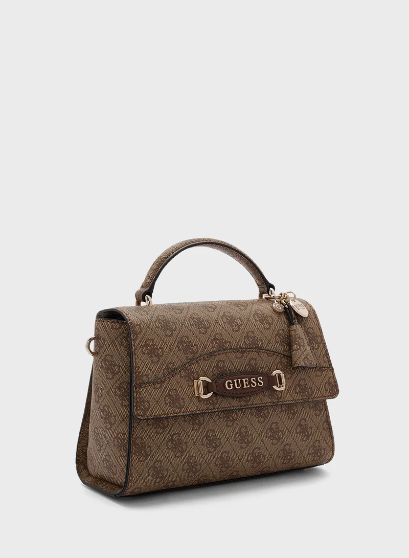 GUESS Emera Logo Top Handle Crossbody