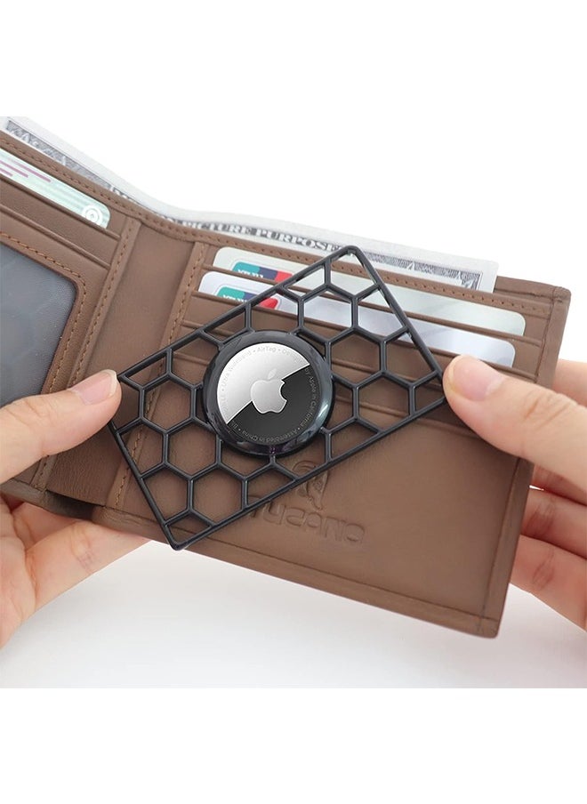 HY Wallet Case for Apple AirTag Protective Case, Wallet Case, Slim Thin Card Case Holder for Apple AirTag Size of a Credit Card for Purse, Wallet, Anti-Lost Wallet Purse Accessories for AirTag  - Image 1