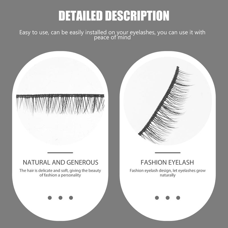 Dense Short Crossed False Eyelashes 2 Boxes 10 Pairs Makeup Accessory Vivid Fiber Lashes for Daily Eye Makeup - Image 5