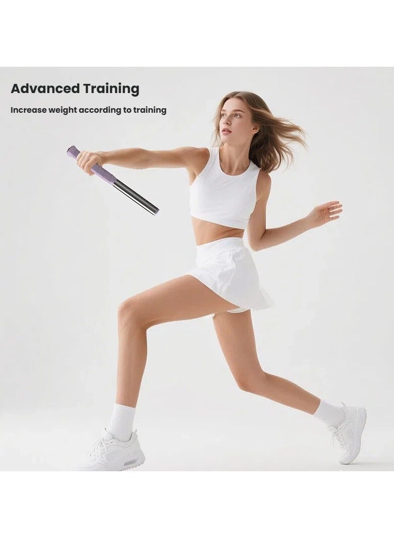 عام جهاز تدريب لتحسين تأرجح مضرب الريشة، مع إمكانية ضبط الصوت والوزن لتدريب القوة. - Image 2