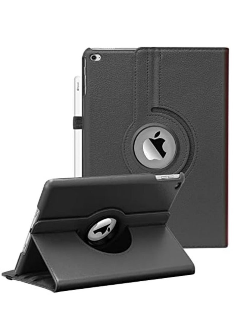 360-Degree Rotating iPad Case for 9.7-Inch iPad Models (2018, 2017, Air 2, Air) with Auto Sleep/Wake Feature - Black - Image 1