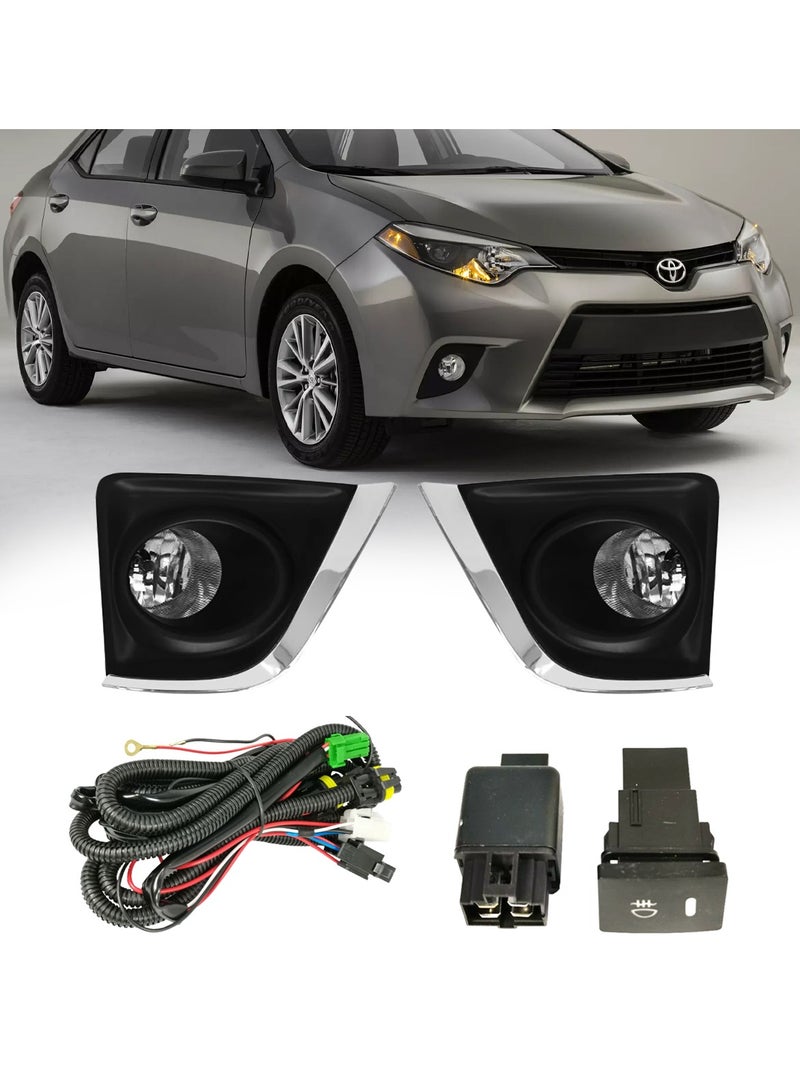 Toyota Corolla 2014 Fog Lamp Kit Car - H16 12V 28W Halogen Bulbs, ABS Housing, Waterproof, Dust-Proof - Image 1