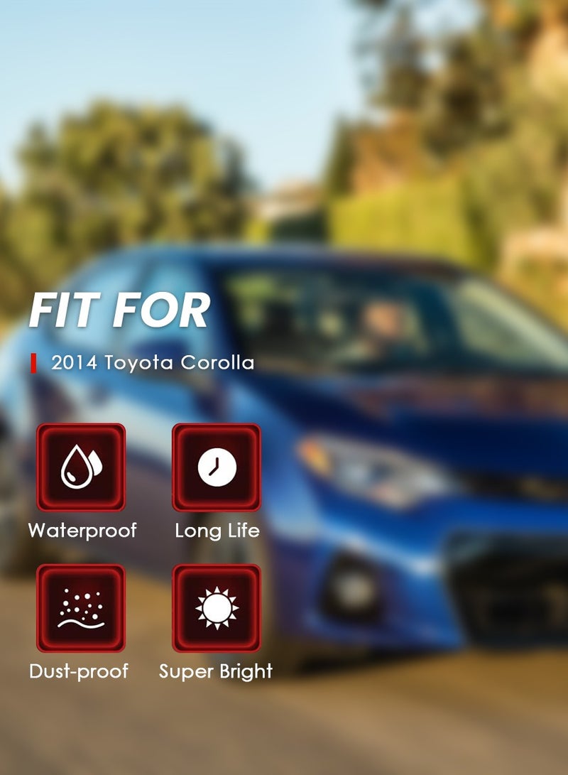 Toyota Corolla 2014 Fog Lamp Kit Car - H16 12V 28W Halogen Bulbs, ABS Housing, Waterproof, Dust-Proof - Image 3