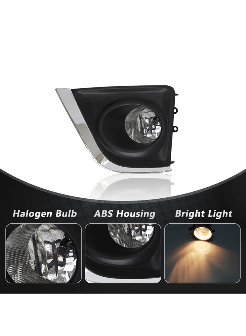 Toyota Corolla 2014 Fog Lamp Kit Car - H16 12V 28W Halogen Bulbs, ABS Housing, Waterproof, Dust-Proof - Image 2