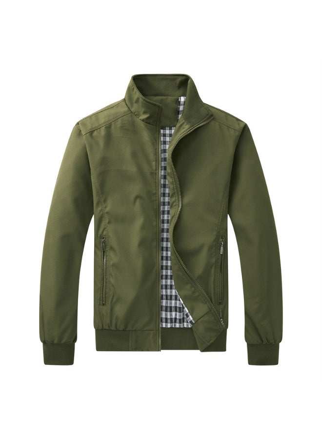 سترة ترفيهية للرجال ربيع الخريف الأعمال معطف ترفيه خارجي معطف ترفيه - Image 1