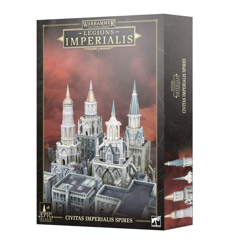 Warhammer Games Workshop Horus Heresy Legions Imperalis Adeptus Titanicus Civitas Imperialis Spires Epic Scale