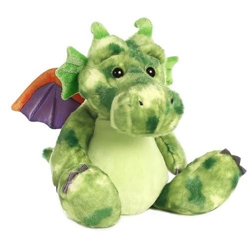 Aurora® Ferocious Dinos & Dragons Ohen Gentleheart™ Stuffed Animal - Prehistoric Fun - Cuddly Companions - Green 12 Inches - Image 1