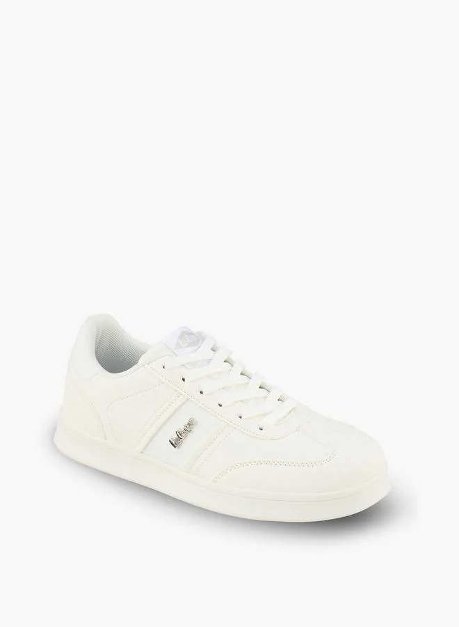 Lee Cooper WHITE Women Panelled Lace-Up Ankle Sneakers for Women | Best Price UAE