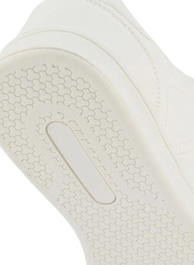 Lee Cooper WHITE Women Panelled Lace-Up Ankle Sneakers for Women | Best Price UAE
