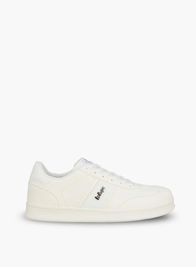 Lee Cooper WHITE Women Panelled Lace-Up Ankle Sneakers for Women | Best Price UAE