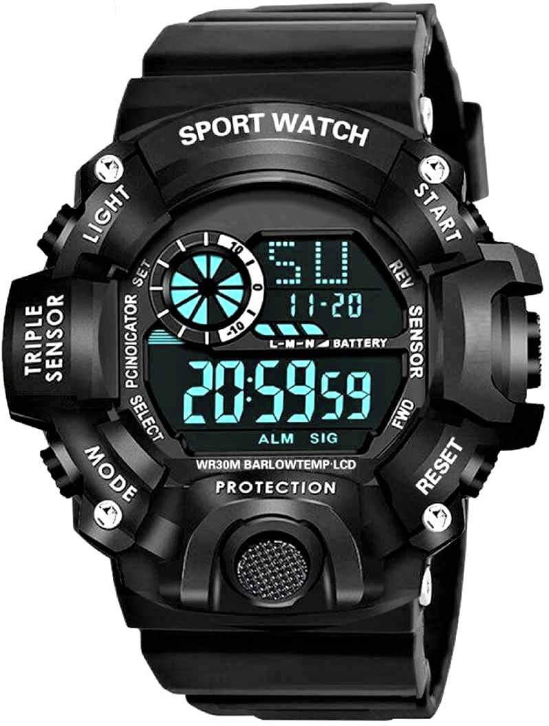 REDUX Digital Watch for Boys (Black Dial, Black Colored Strap) - Image 1