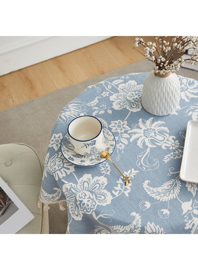 عام مفرش المائدة القطني المألوف ، قماش زخرفة طاولة الطعام المنزلية المقاوم للغبار والمعزول للحرارة يمكن استخدام طاولة مربعة وطاولة مستديرة (الحجم: 90 * 90 سم) - Image 3