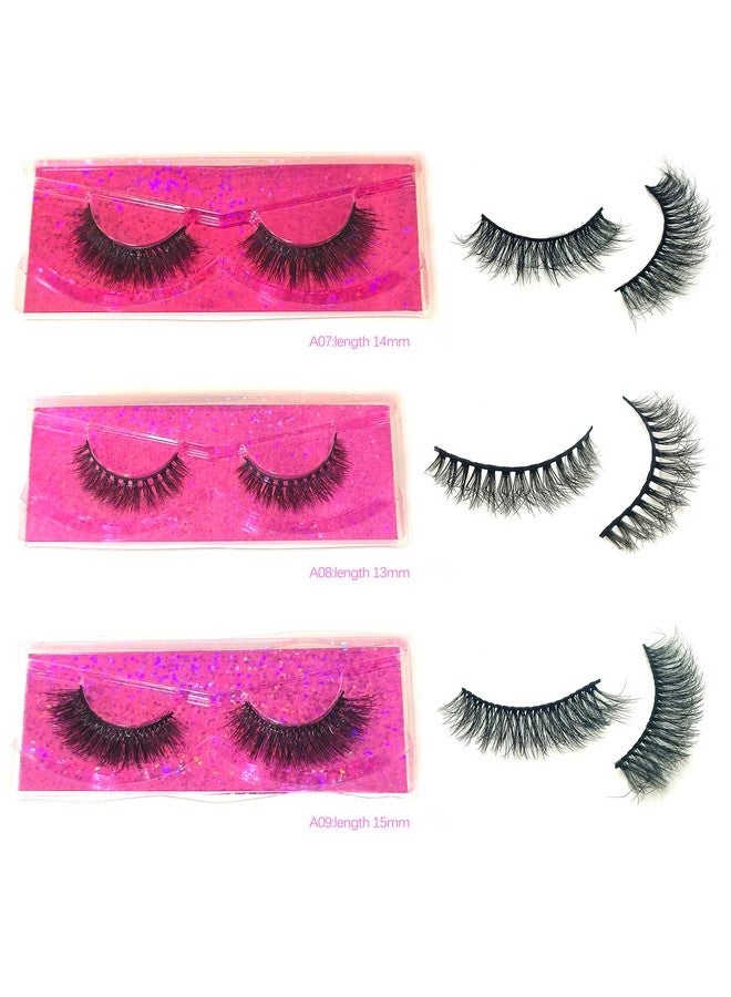 U-Hotmi Natural Look Fluffy Eye Lashes, Faux 3D Mink Lashes 10 Styles Eyelashes Wholesale(30 Pairs) - Image 5