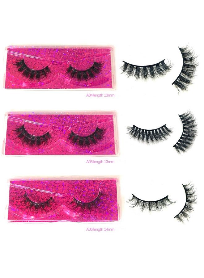 U-Hotmi Natural Look Fluffy Eye Lashes, Faux 3D Mink Lashes 10 Styles Eyelashes Wholesale(30 Pairs) - Image 4