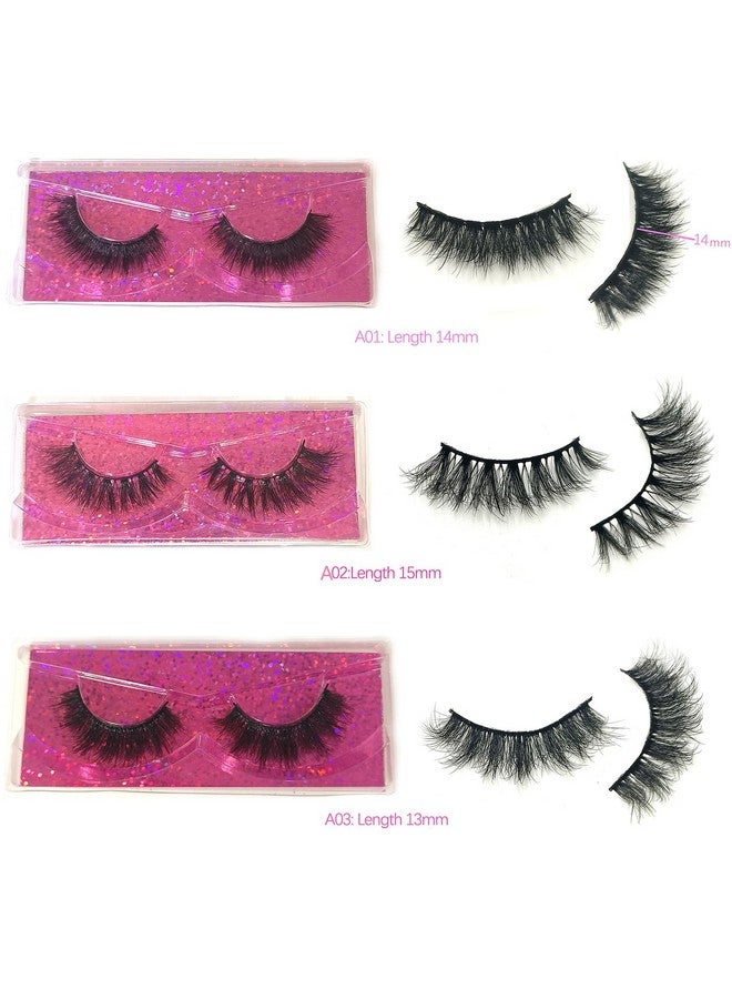 U-Hotmi Natural Look Fluffy Eye Lashes, Faux 3D Mink Lashes 10 Styles Eyelashes Wholesale(30 Pairs) - Image 3