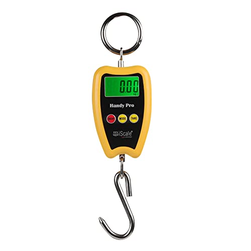 iScale Handy Pro 200kg x 50g Digital Portable Hanging Weighing Scale with Stainless Steel Hook for Industries, Cylinder, Fishing and Multipurpose Domestic Weighing Use (Not legal for commercial use) - Image 1