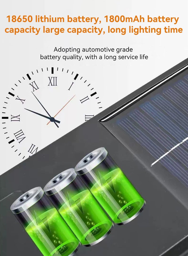 LEOKOR 2 Pack LED Solar Street Lights Outdoor Remote Control Solar Wireless Ip65 Motion Sensor Solar Security Wall Light with 3 Modes - Image 5